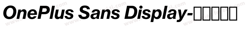OnePlus Sans Display字体转换